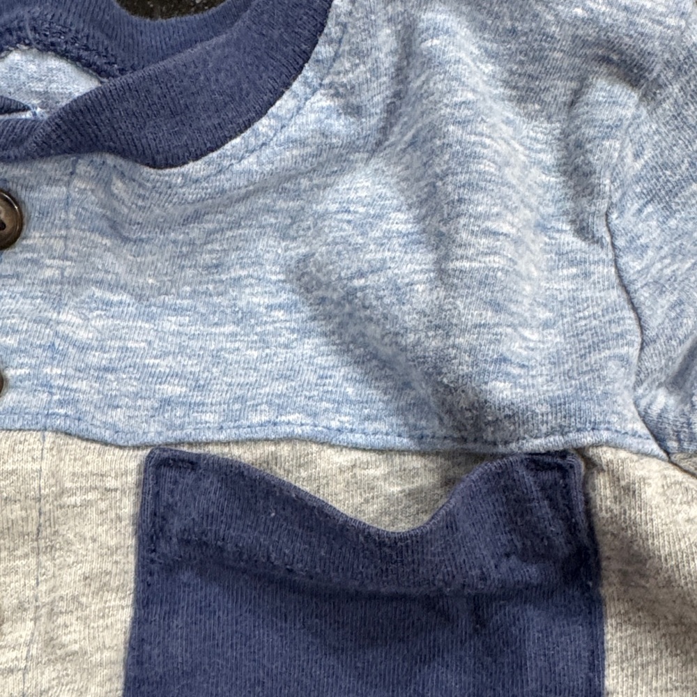 Carters Stylish Kids' Two-Tone Henley Shirt - Picture 6 of 7